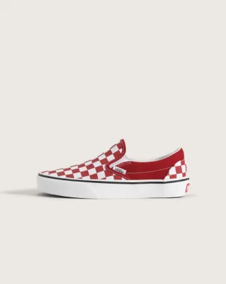 Big Kids Classic Slip-On Checkerboard Sko Big Kids Classic Slip-On Checkerboard Sko