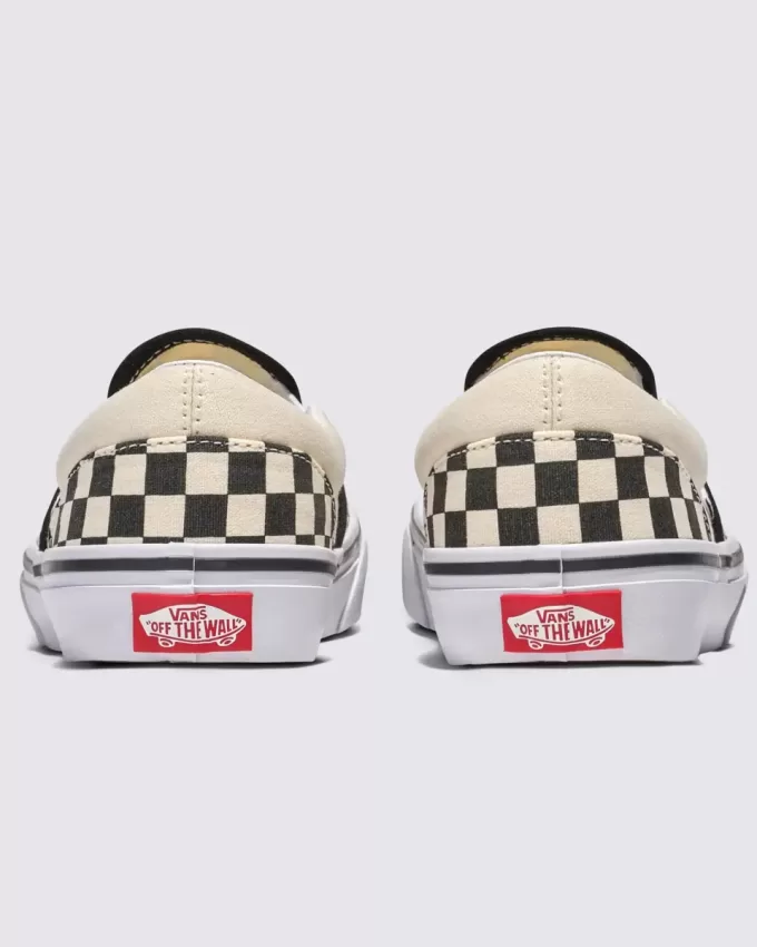 Big Kids Classic Slip-On Checkerboard Sko Big Kids Classic Slip-On Checkerboard Sko