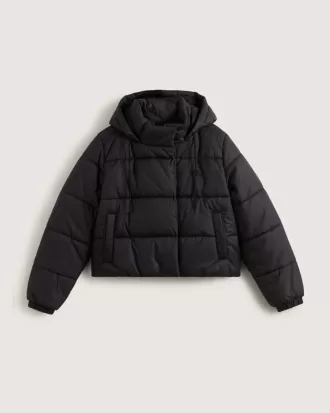 Hillgate Cropped Puffer-jakke Hillgate Cropped Puffer-jakke