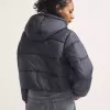 Hillgate Cropped Puffer-jakke Hillgate Cropped Puffer-jakke
