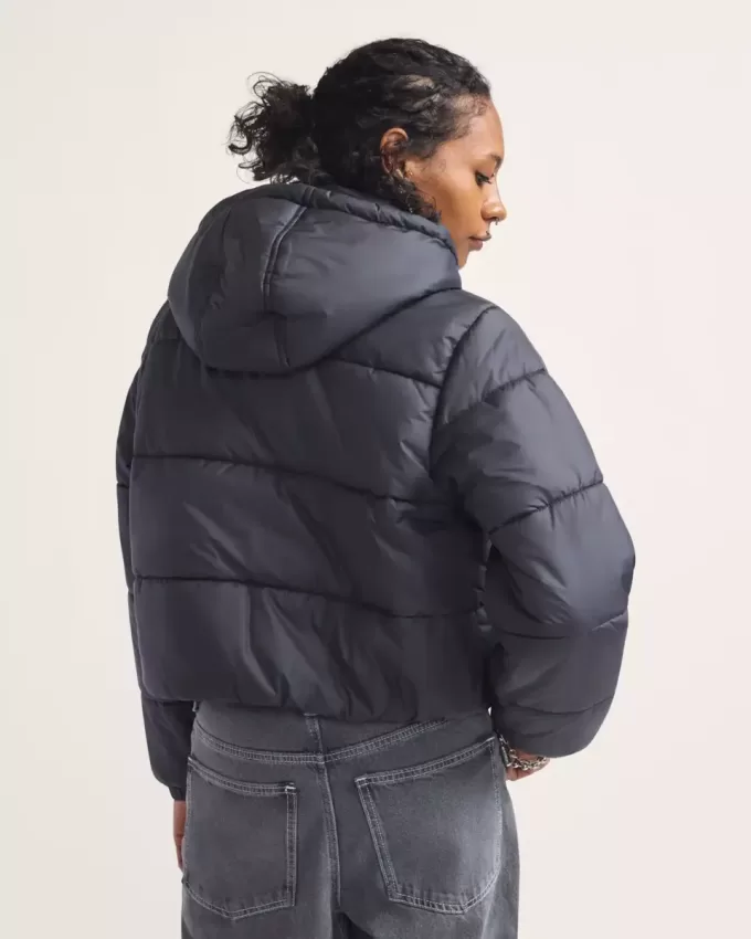 Hillgate Cropped Puffer-jakke Hillgate Cropped Puffer-jakke