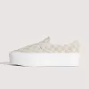 Klassisk Slip-On Platform Checkerboard Sko Klassisk Slip-On Platform Checkerboard Sko
