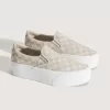 Klassisk Slip-On Platform Checkerboard Sko Klassisk Slip-On Platform Checkerboard Sko