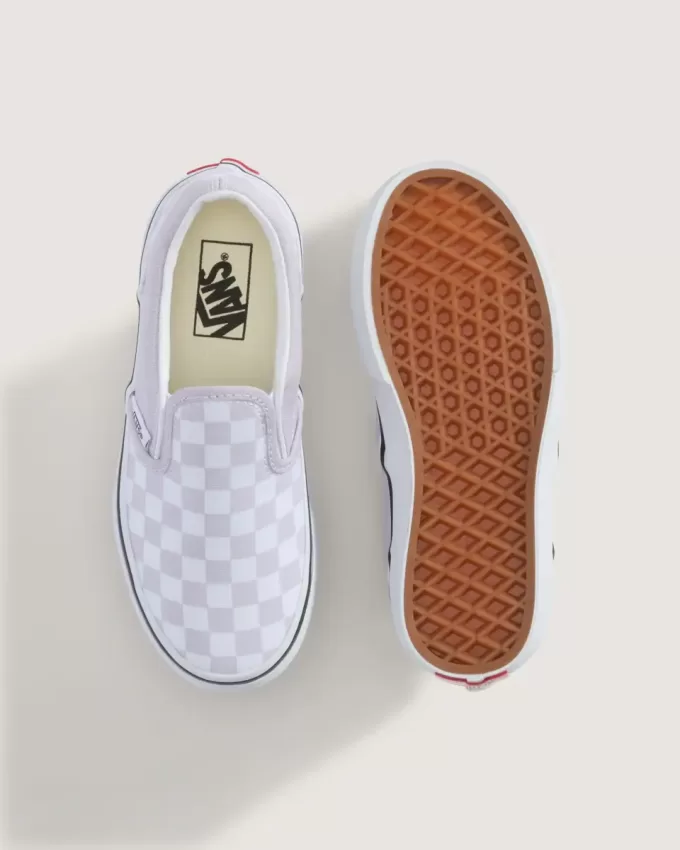 Little Kids Classic Slip-On Checkerboard Sko Little Kids Classic Slip-On Checkerboard Sko