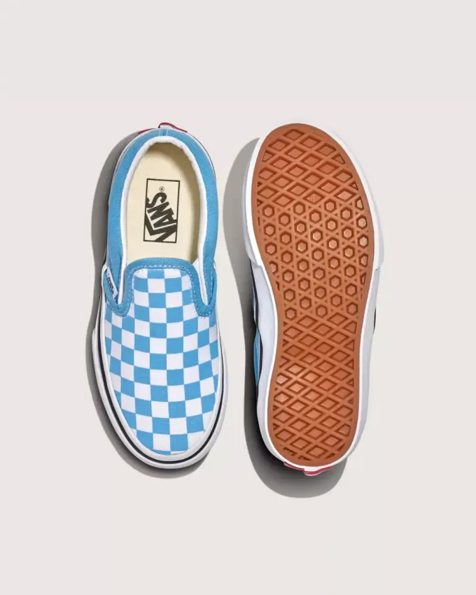 Little Kids Classic Slip-On Checkerboard Sko Little Kids Classic Slip-On Checkerboard Sko