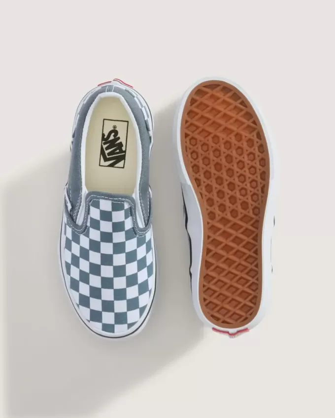 Little Kids Classic Slip-On Checkerboard Sko Little Kids Classic Slip-On Checkerboard Sko