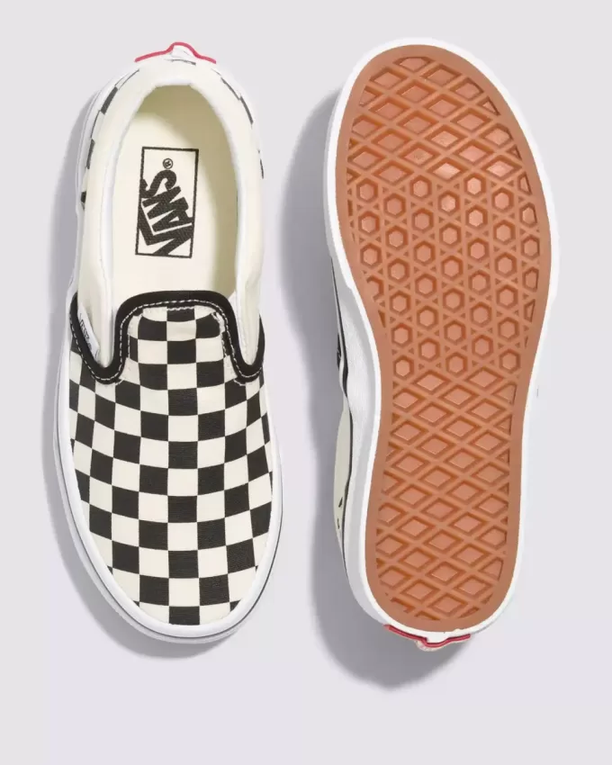 Little Kids Classic Slip-On Checkerboard Sko Little Kids Classic Slip-On Checkerboard Sko