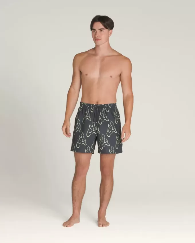 Primære solide elastiske 17” boardshorts Primære solide elastiske 17” boardshorts