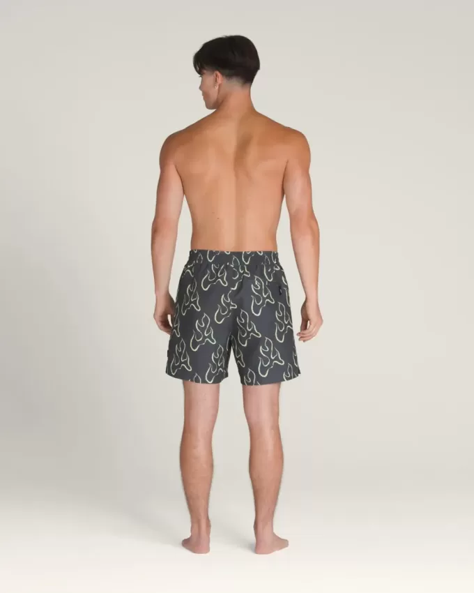 Primære solide elastiske 17” boardshorts Primære solide elastiske 17” boardshorts