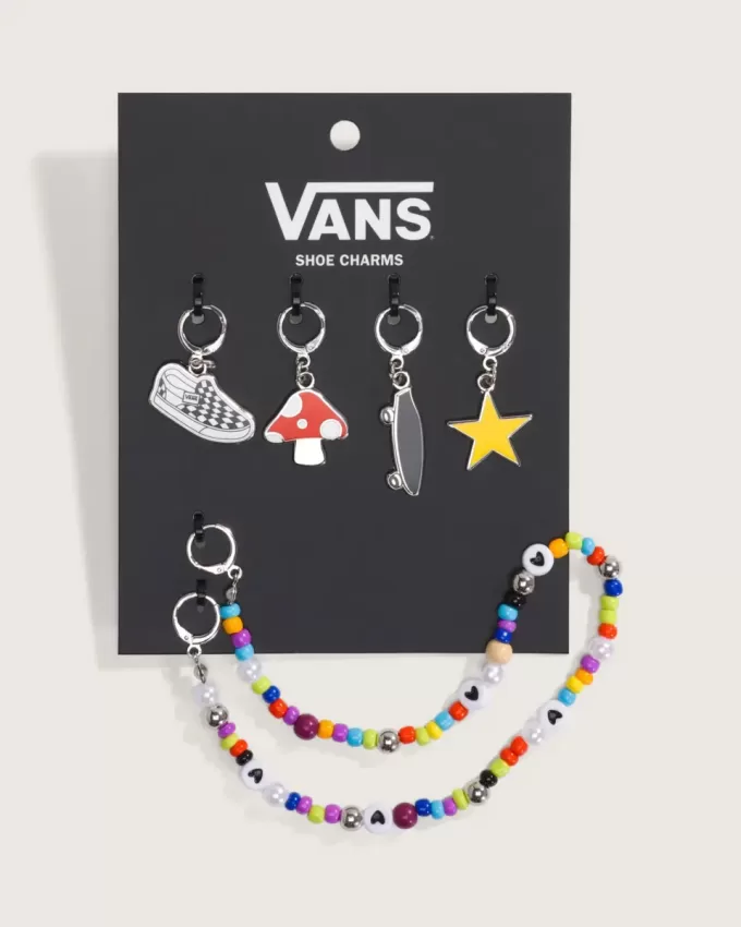 Vans Beaded Board Shoe Charm Sæt Vans Beaded Board Shoe Charm Sæt
